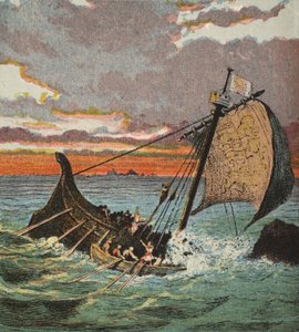 Wreck of the White Ship by English School
